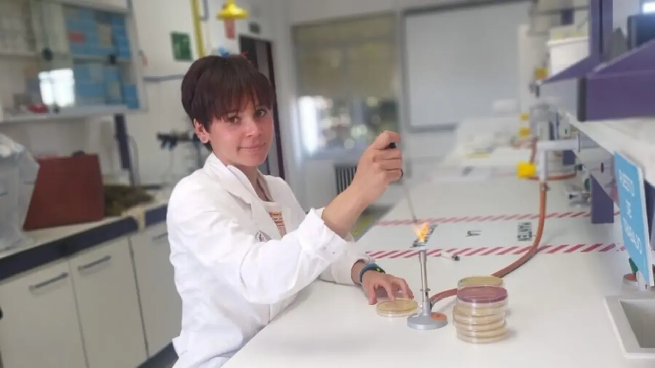 La investigadora, Alexandra D&iacute;ez.