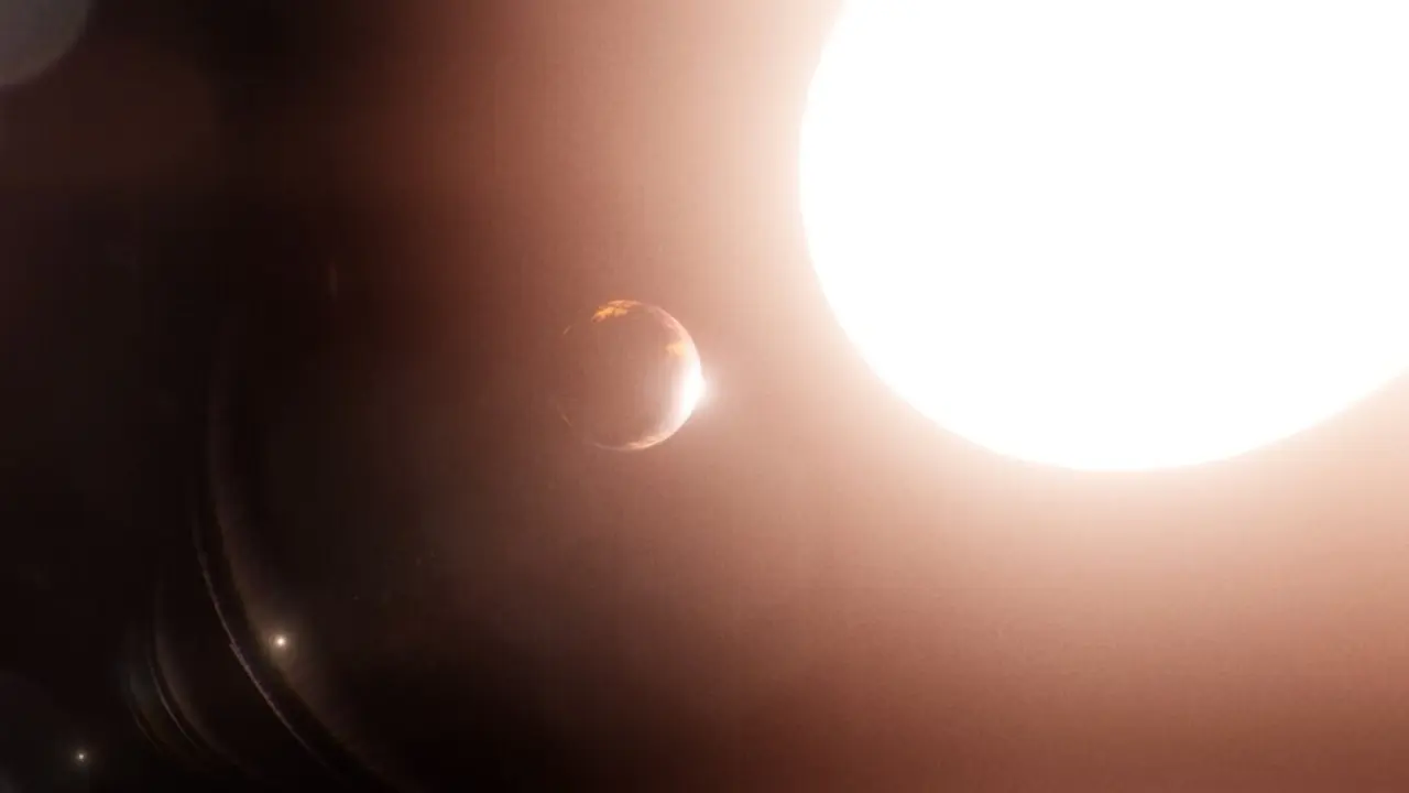 Recreaci&oacute;n de uno de los nuevos planetas identificados
