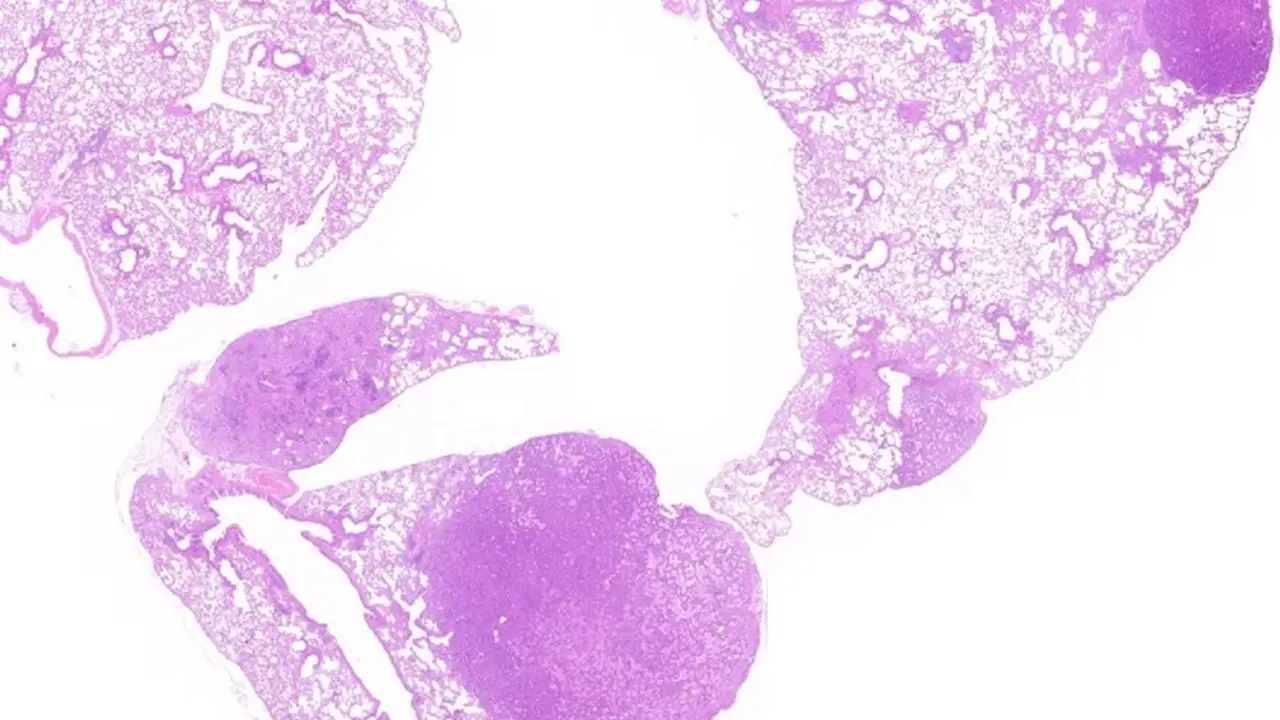 Tumor pulmonar inducido por KRAS4A.