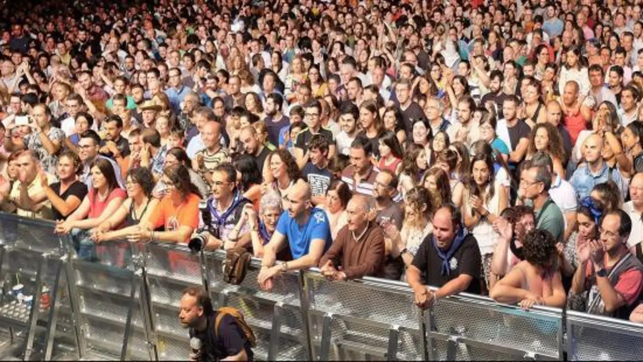 P&uacute;blico durante el concierto en una edici&oacute;n pasada.