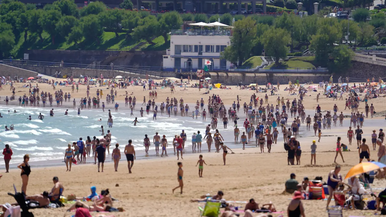 Vista de la playa del Sardinero en Santander. / Hardy