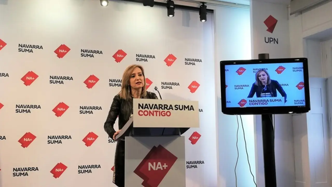 Archivo - Cristina Ibarrola, portavoz de Navarra Suma en la Comisi&oacute;n de Salud del Parlamento foral