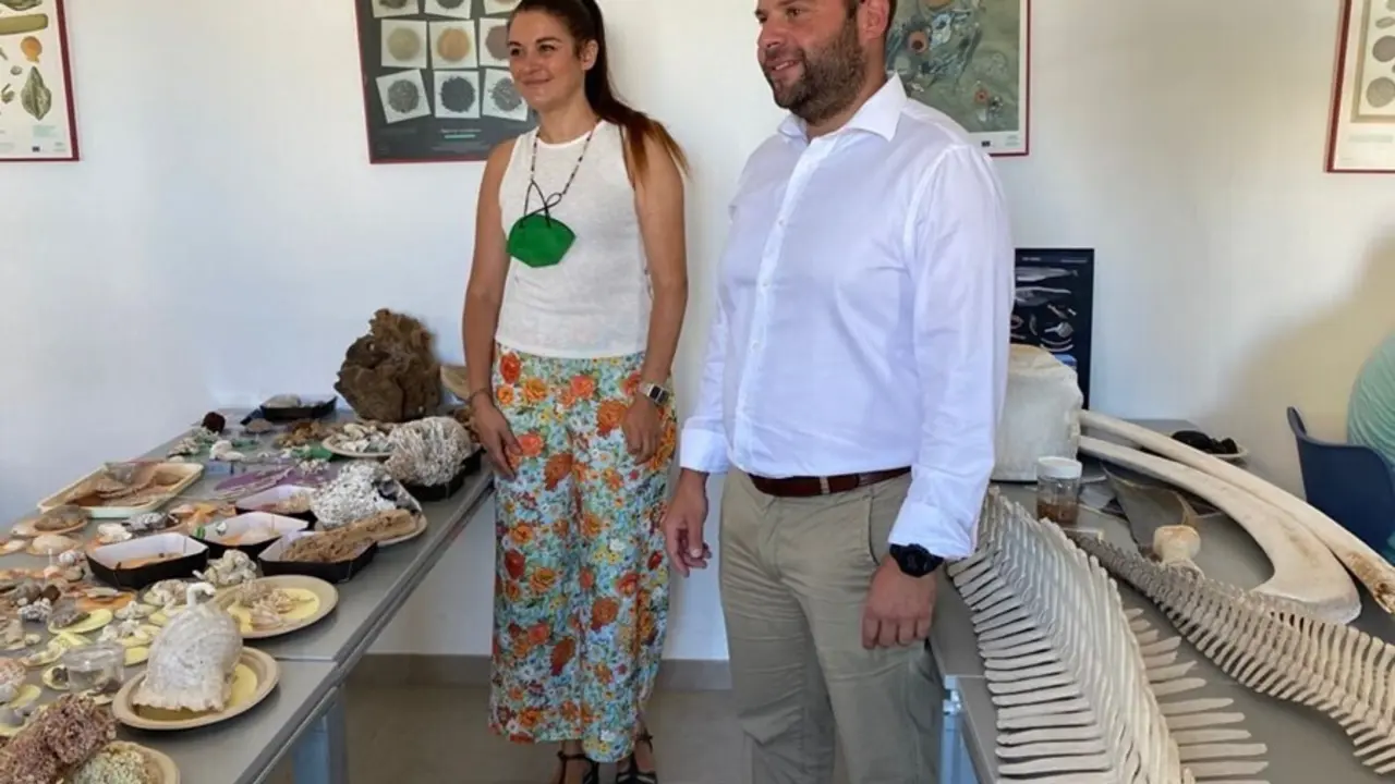 El conseller de Medio Ambiente y Territorio de Baleares, Miquel Mir, y la consellera de Agricultura, Desarrollo Rural, Emergencia Clim&aacute;tica y Transici&oacute;n Ecol&oacute;gica de la Comunidad Valenciana, Mireia Moll&agrave;