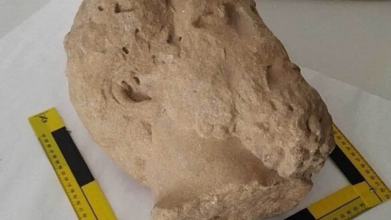 Pieza romana recuperada
