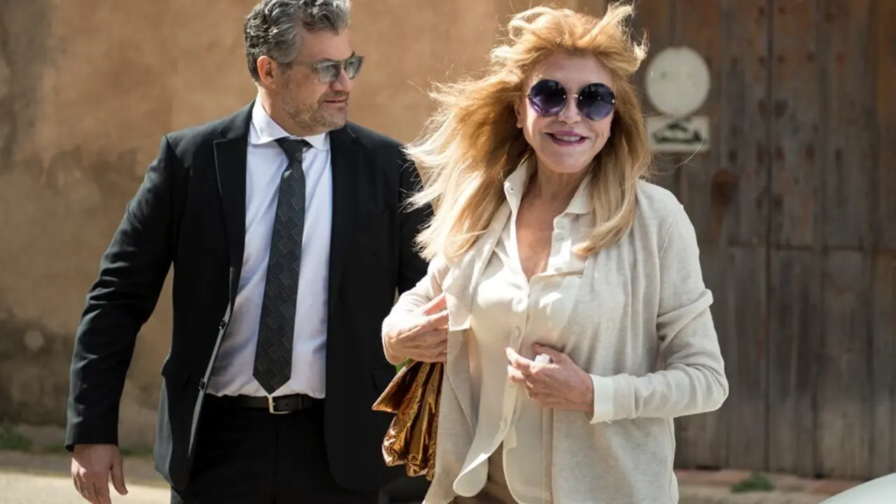 Archivo - La baronesa Thyssen, Tita Cervera, junto con su hermano Guillermo Cervera