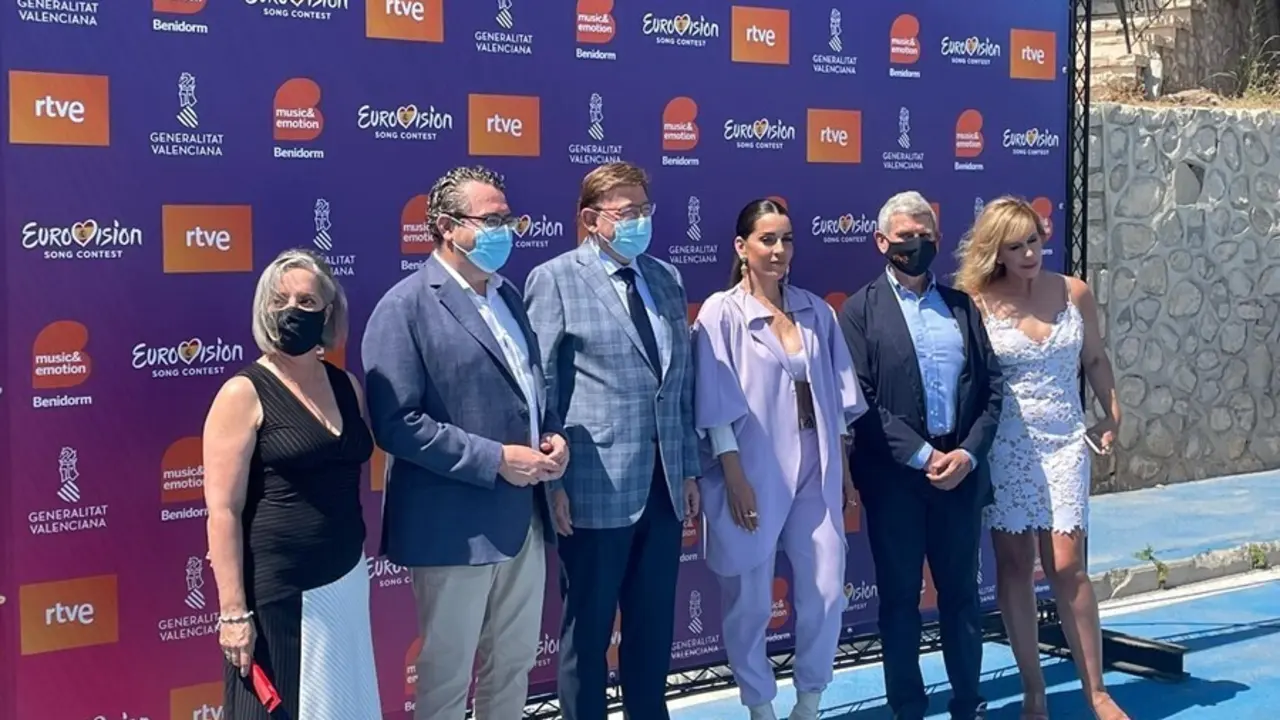 Presentaci&oacute;n de la selecci&oacute;n espa&ntilde;ola para Eurovisi&oacute;n 2022 en Benidorm