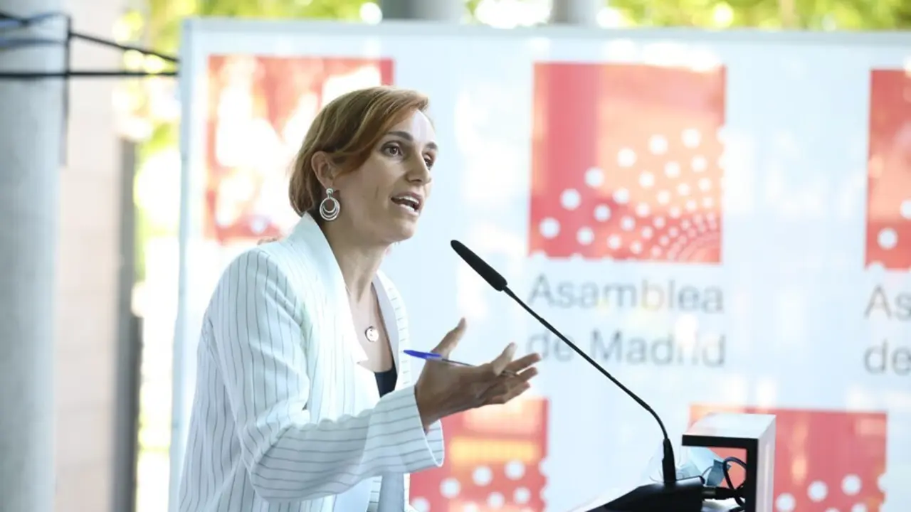 La portavoz de M&aacute;s Madrid en la Comunidad y l&iacute;der de la oposici&oacute;n,&nbsp;M&oacute;nica Garc&iacute;a.