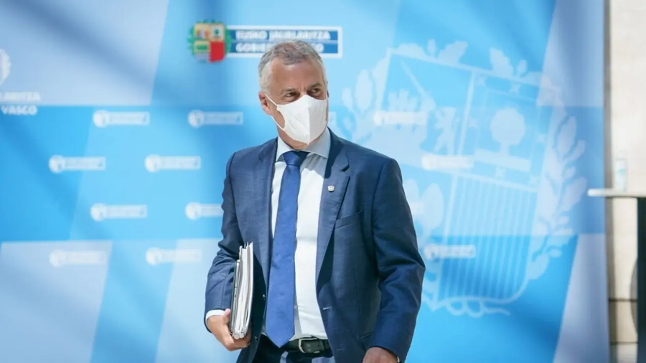 El Lehendakari, I&ntilde;igo Urkullu, se dirige a la reuni&oacute;n del Consejo asesor del Plan de Protecci&oacute;n Civil de Euskadi (LABI) 