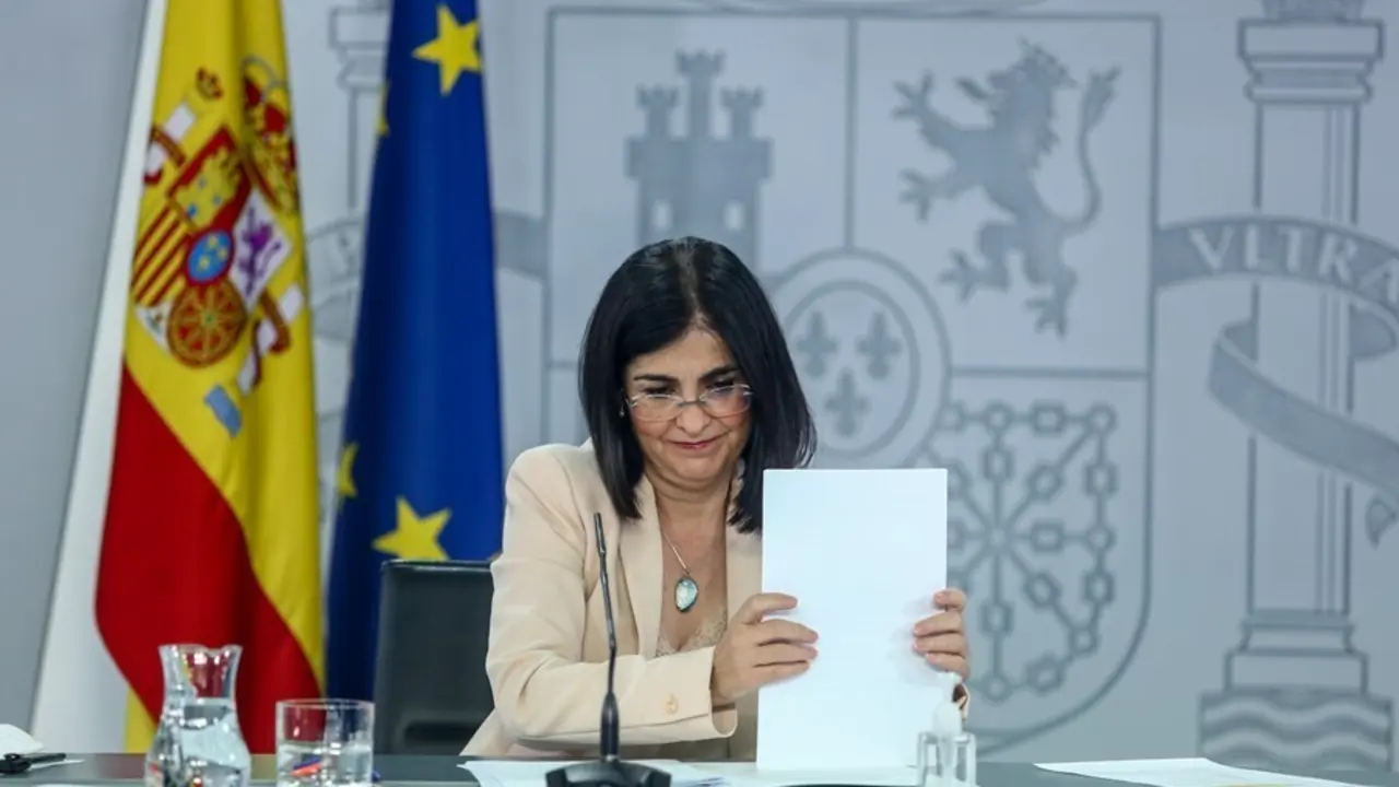 La ministra de Sanidad, Carolina Darias.