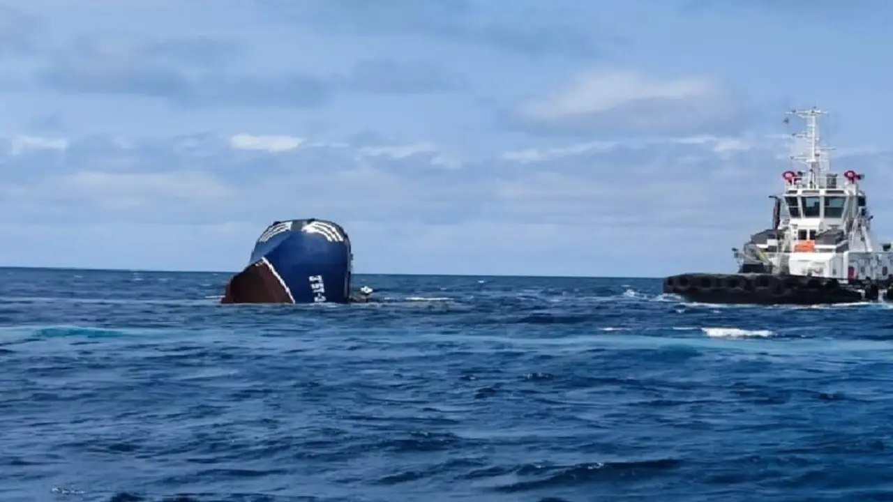 Barco hundido frente a Armintza