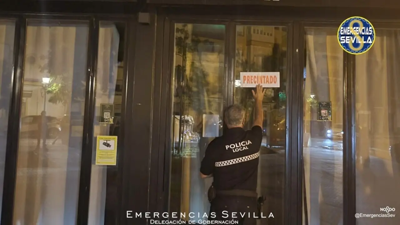 La Polic&iacute;a Local precinta un local