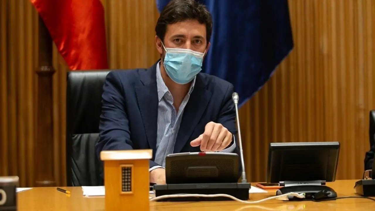 El secretario xeral de Podemos Galicia, Ant&oacute;n G&oacute;mez-Reino.
