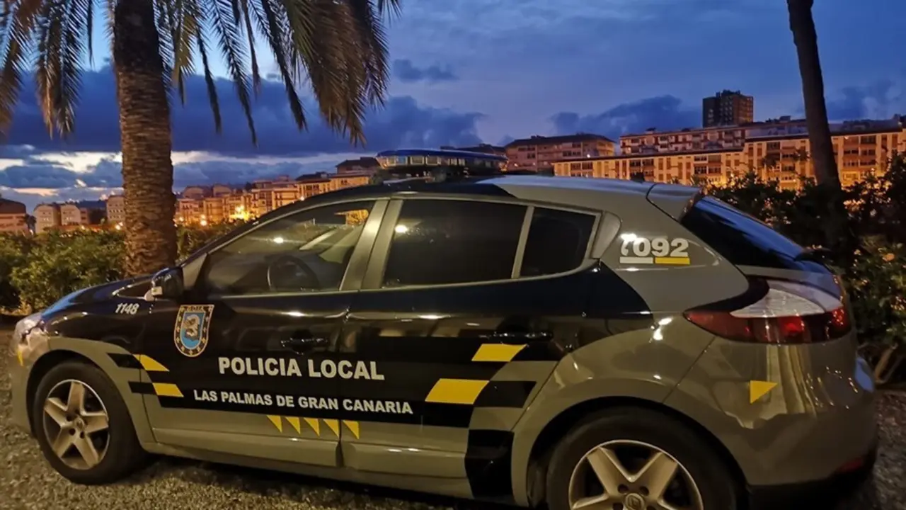 Archivo - Coche de la Unidad GOIA-UE de la Polic&iacute;a Local de Las Palmas de Gran Canaria