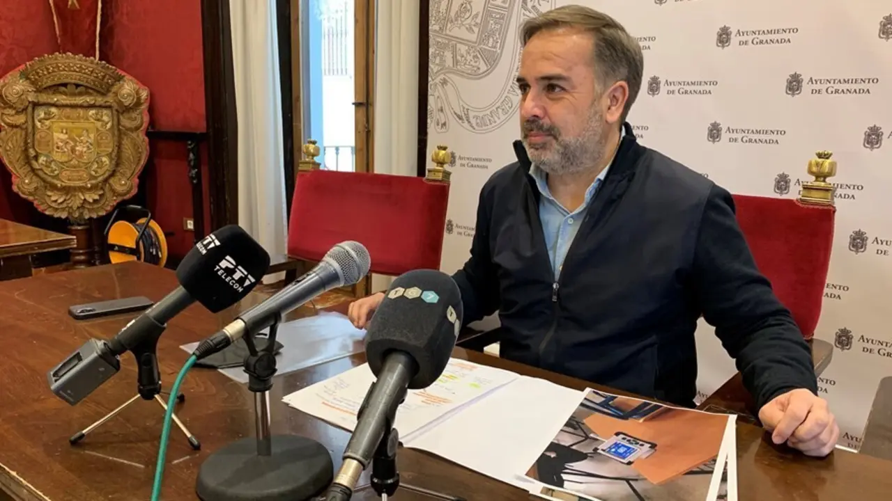 Archivo - El portavoz del equipo de gobierno de Granada, Jacobo Calvo.
