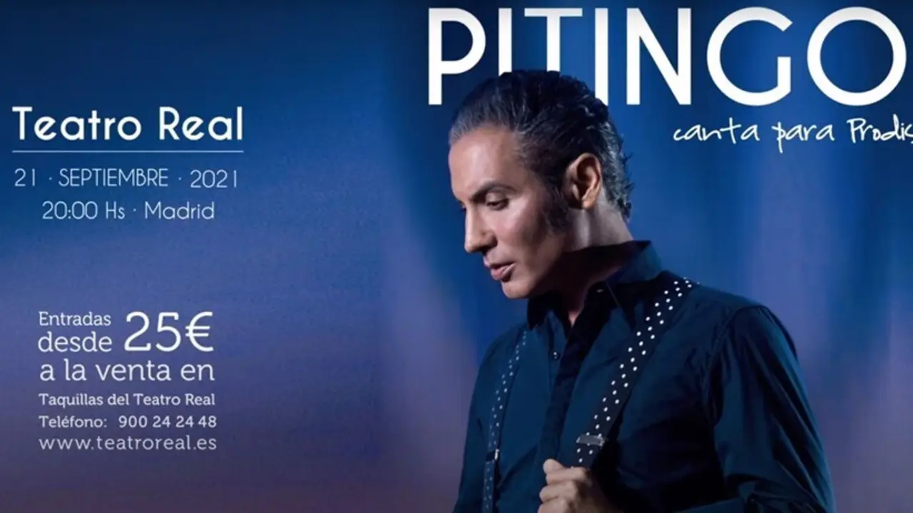La Fundaci&oacute;n Prodis anuncia un concierto solidario del artista Pitingo en el Teatro Real el pr&oacute;ximo 21 de septiembre, donde cantar&aacute; a beneficio de la Fundaci&oacute;n para mejorar el futuro de muchas personas con discapacidad intelectual.