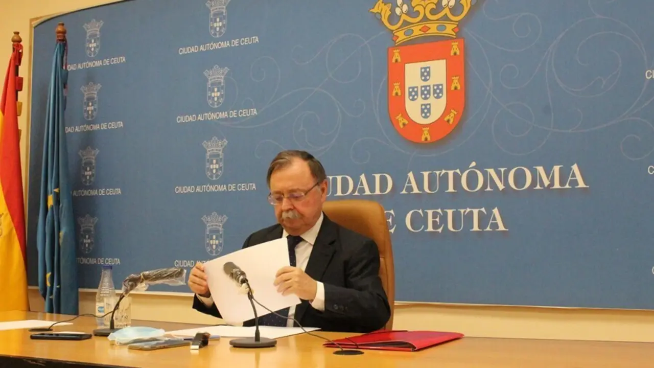 Archivo - Juan Jes&uacute;s Vivas, presidente de Ceuta