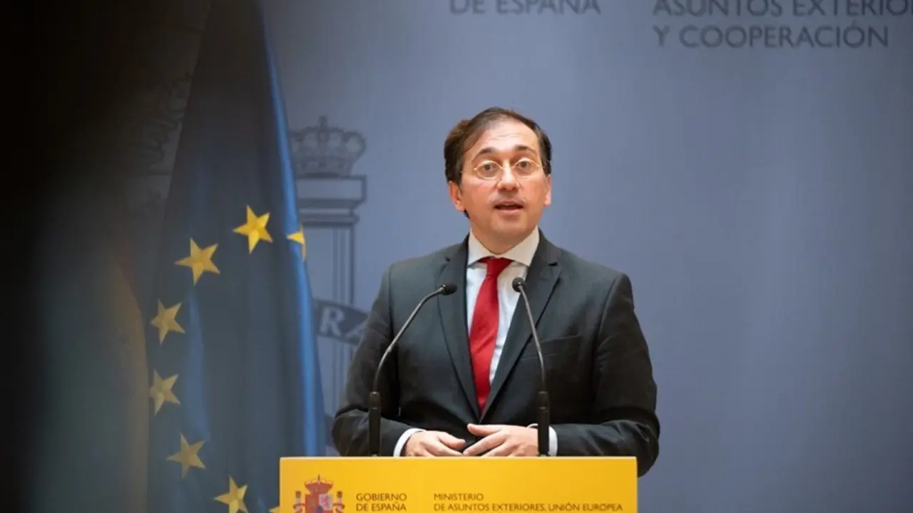 El ministro de Asuntos Exteriores, Uni&oacute;n Europea y Cooperaci&oacute;n, Jos&eacute; Manuel Albares