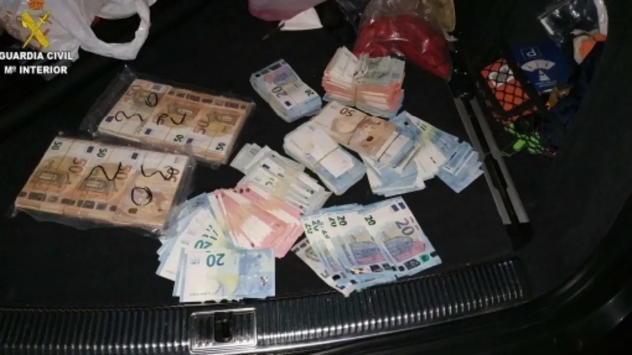 Dinero intervenido en la operaci&oacute;n de N&aacute;quera