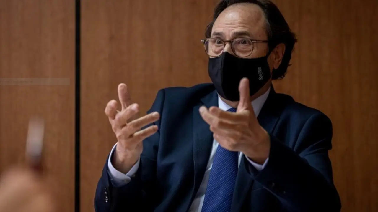 Archivo - El conseller de Hacienda y Modelo Econ&oacute;mico, Vicent Soler.