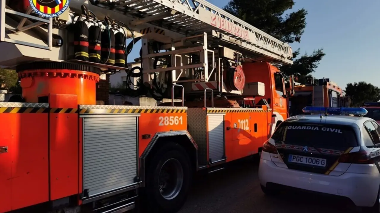 Incendio de vivienda en Alberic