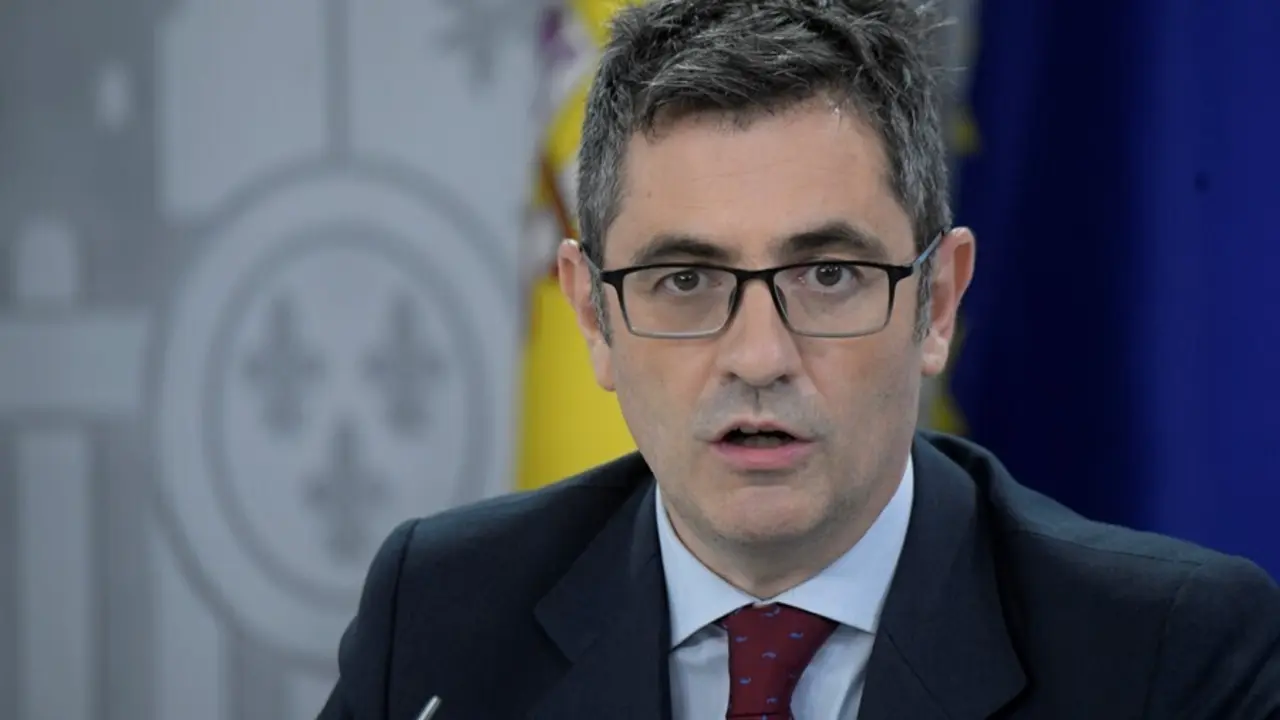 El ministro de la Presidencia, Relaciones con las Cortes y Memoria Democr&aacute;tica, F&eacute;lix Bola&ntilde;os.