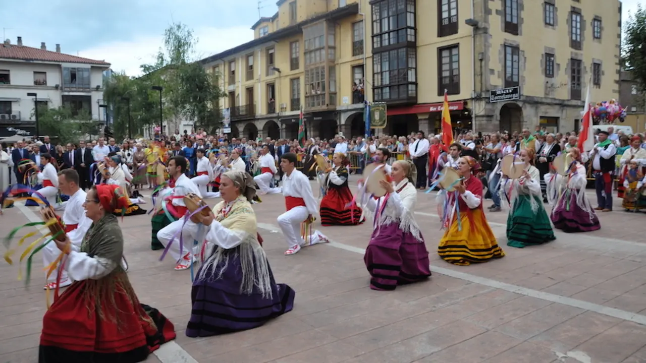 Vista de la celebraci&oacute;n de la Virgen Grande en agosto de 2019. / S. D&Iacute;AZ Archivo