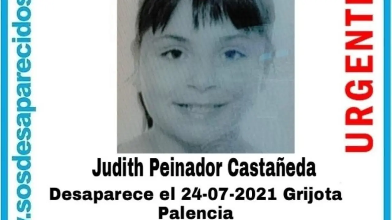 Informaci&oacute;n sobre la ni&ntilde;a a la que se busca en Grijota (Palencia).
