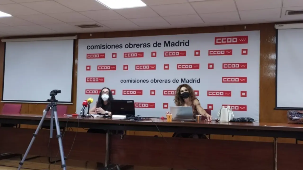 Rueda de prensa de Educaci&oacute;n en CC.OO. Madrid.