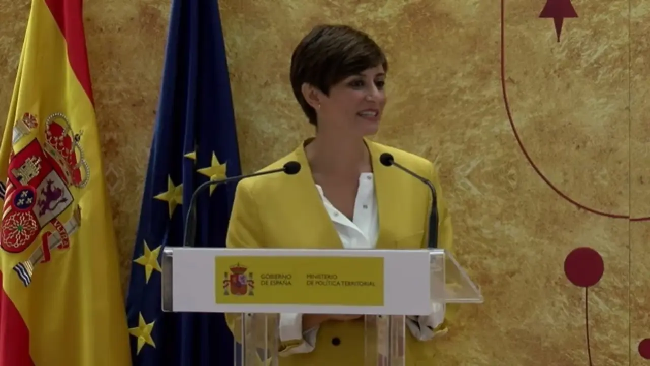 La ministra de Pol&iacute;tica Territorial, Isabel Rodr&iacute;guez.