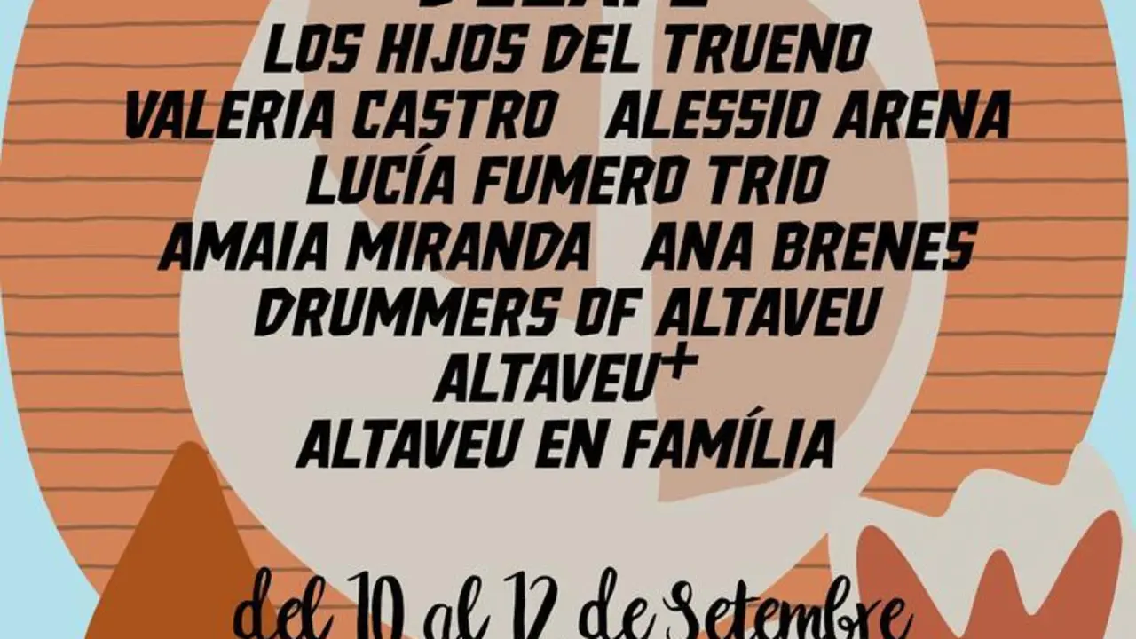 Cartel del Festival Altaveu de Sant Boi de Llobregat (Barcelona) de 2021.