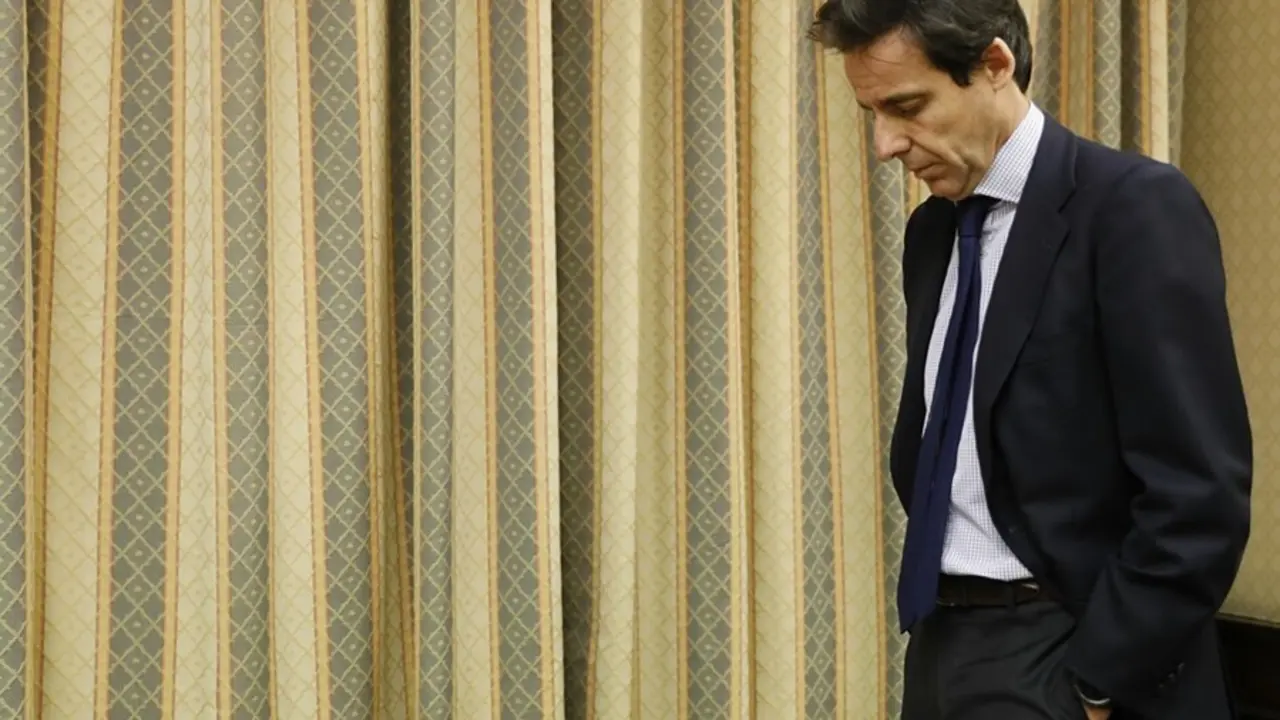 Archivo - El empresario Javier L&oacute;pez Madrid comparece en la comisi&oacute;n sobre la presunta financiaci&oacute;n ilegal del PP 
