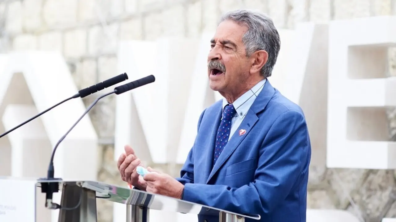 El presidente de Cantabria, Miguel &Aacute;ngel Revilla, en foto de archivo