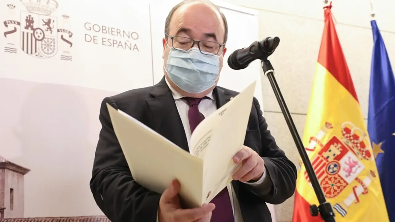 El ministro de Cultura y Deporte, Miquel Iceta.