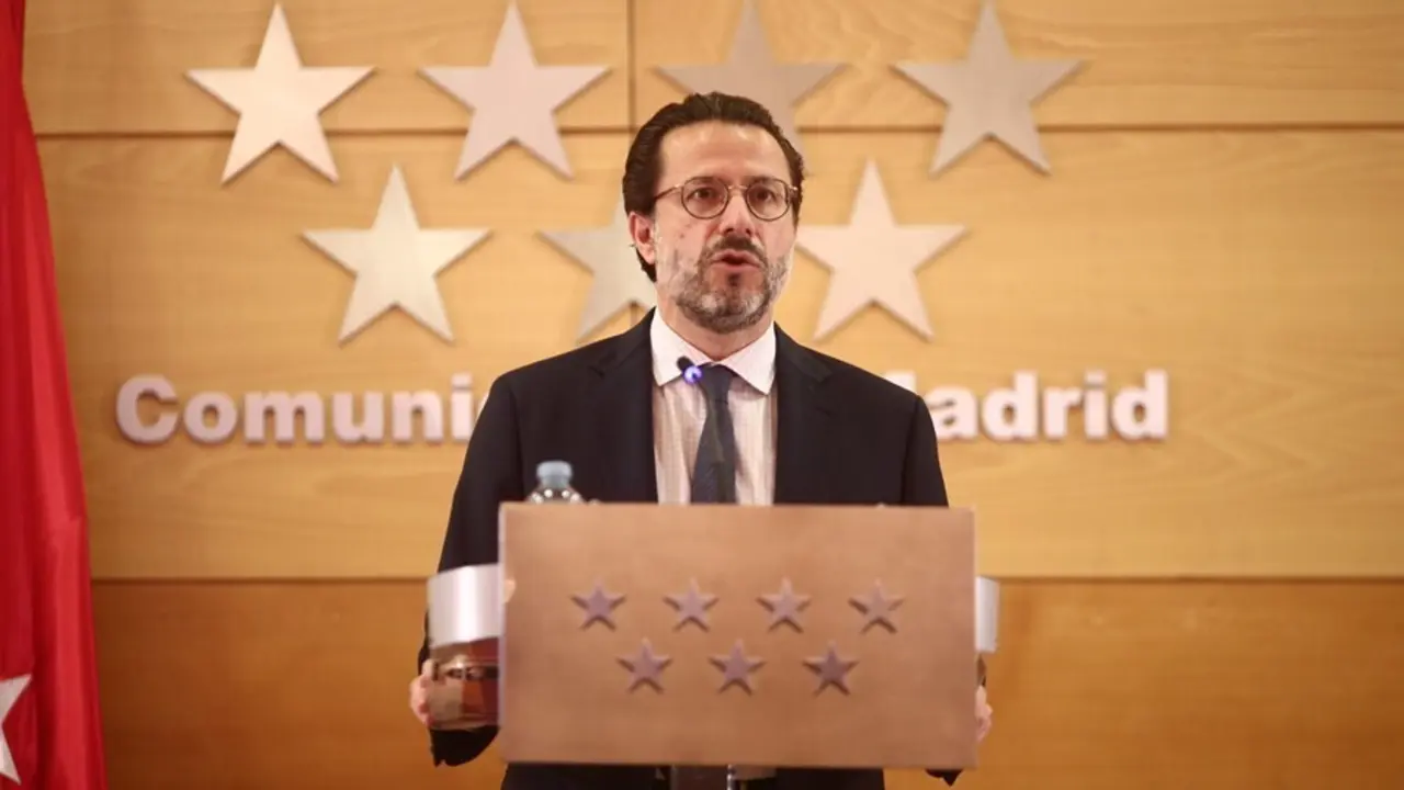 Archivo - El consejero de Hacienda y Funci&oacute;n P&uacute;blica, Javier Fern&aacute;ndez-Lasquetty, en una imagen de archivo
