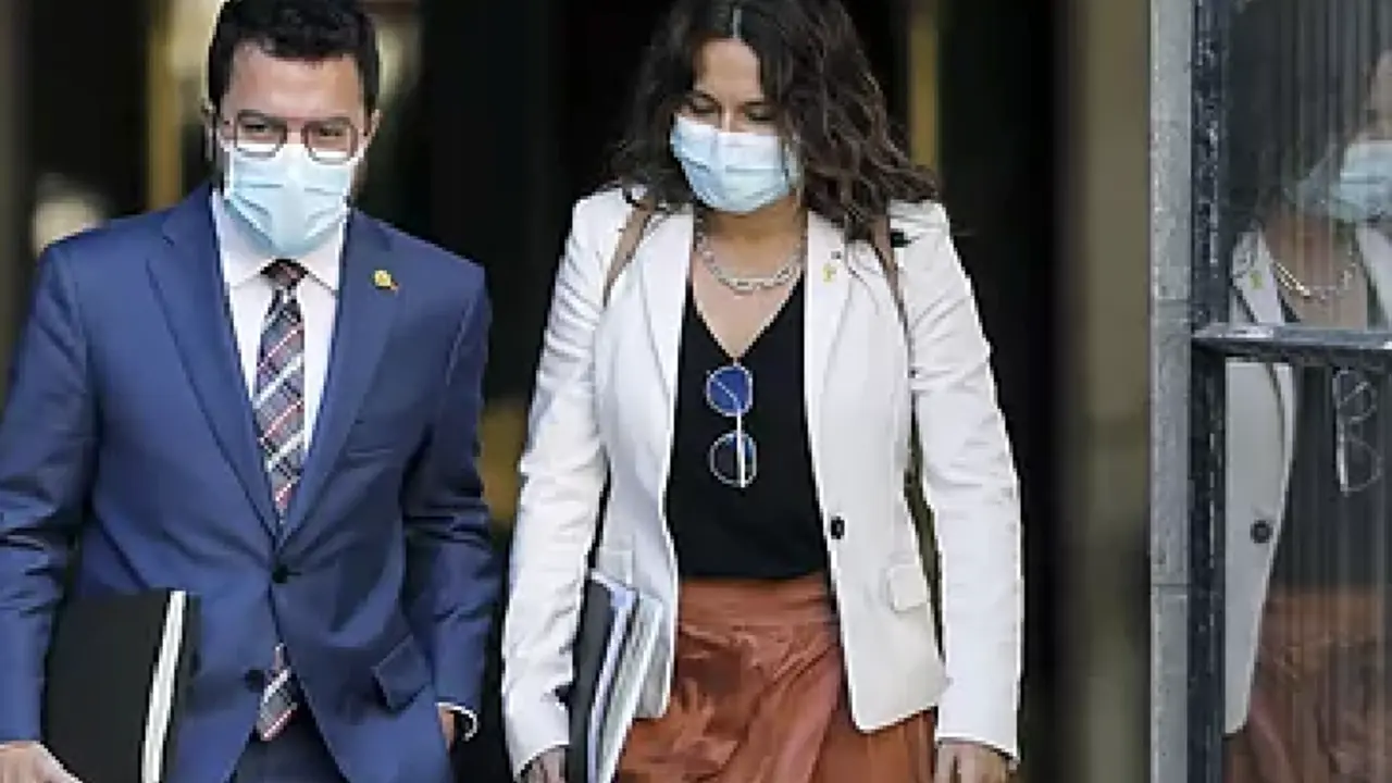 El presidente de la Generalitat y la consellera de la PresidenciaAndreu Dalmau EFE
