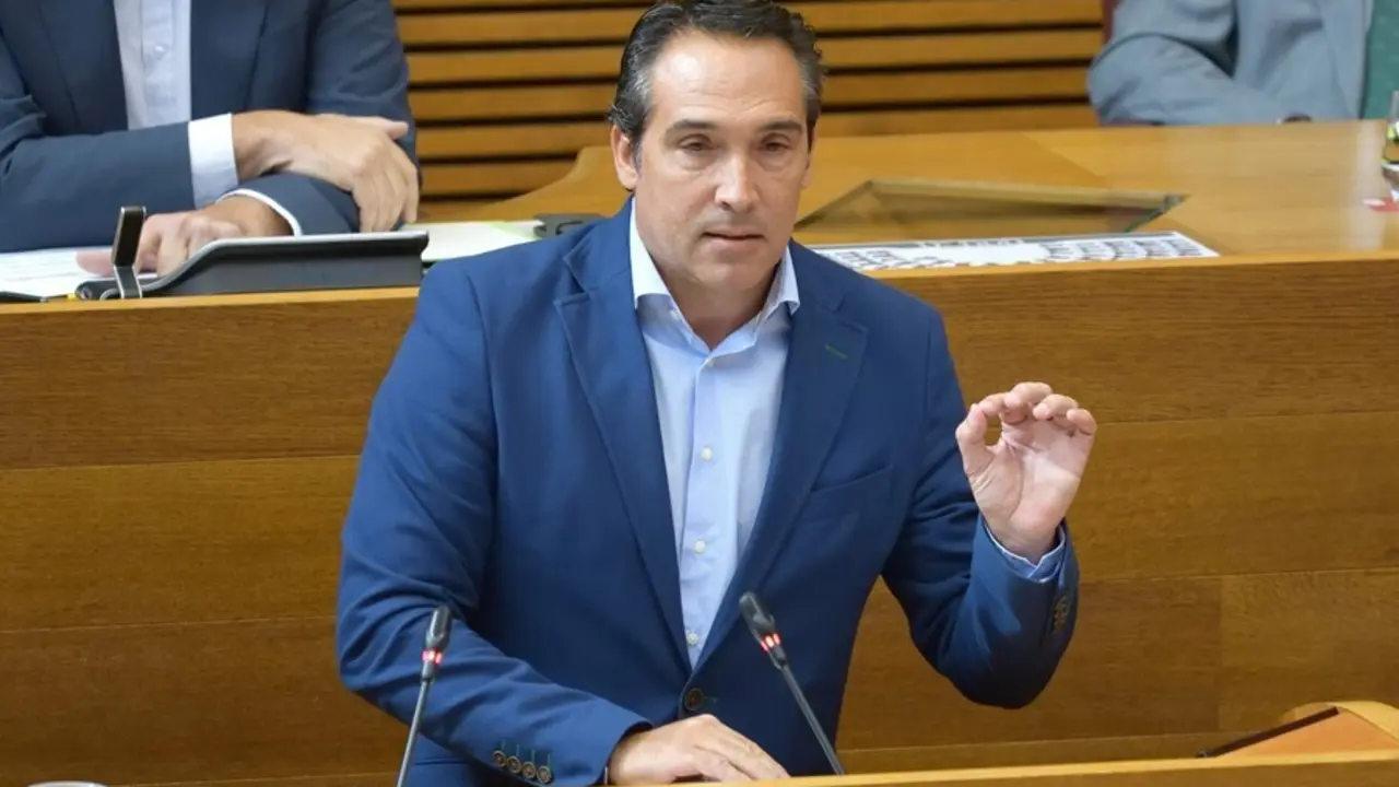 Archivo - El portavoz de Hacienda del PP en Les Corts, Rub&eacute;n Ib&aacute;&ntilde;ez