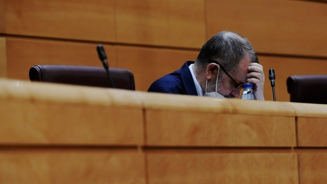 Archivo - El Defensor del Pueblo en funciones, Francisco Fern&aacute;ndez Marug&aacute;n.