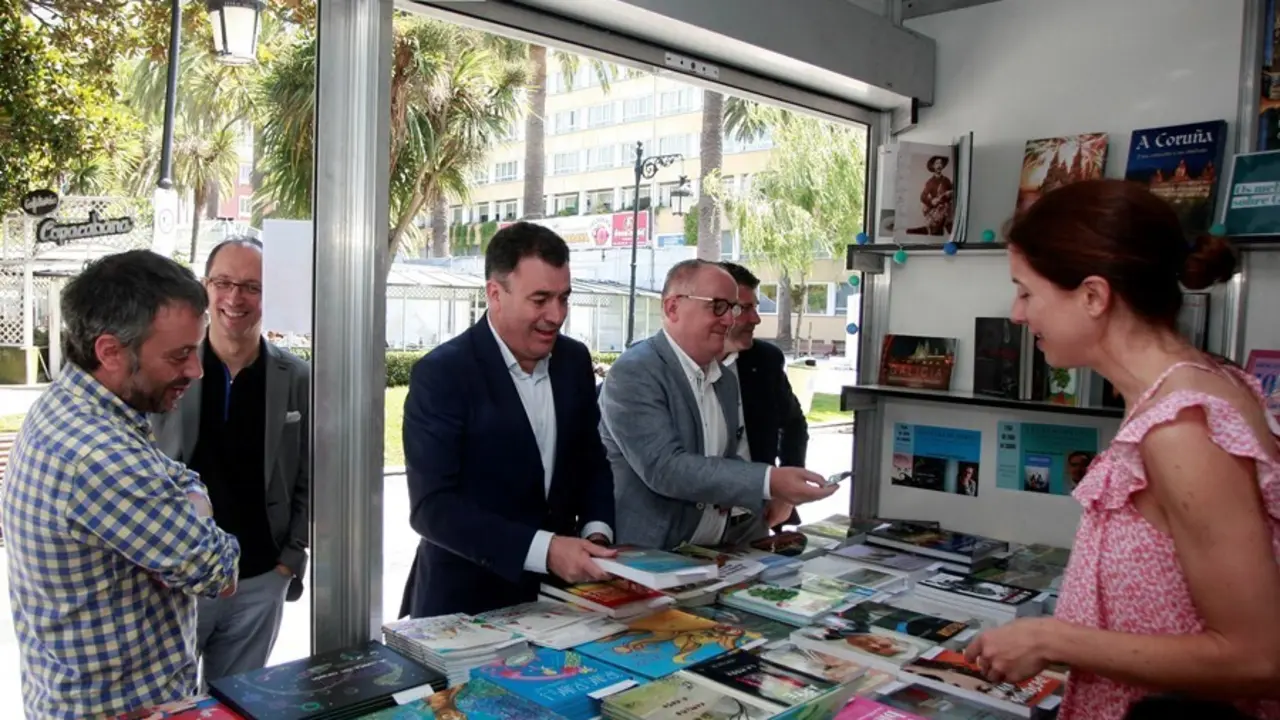 Archivo - Inauguraci&oacute;n Feria del Libro de A Coru&ntilde;a en 2018