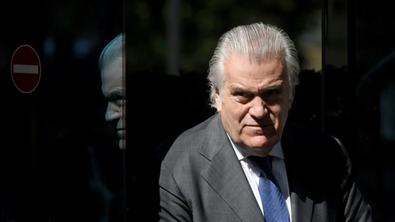 El ex tesorero del PP Luis B&aacute;rcenas, a su salida de la sede de la Audiencia Nacional