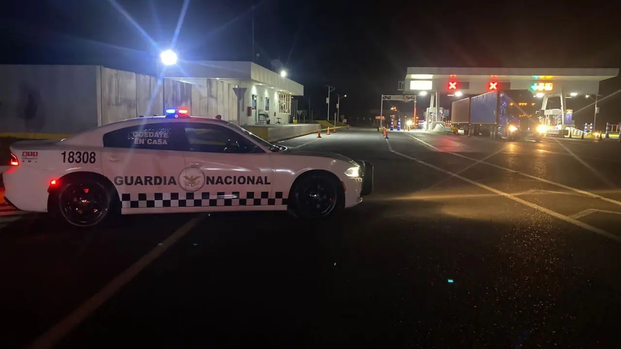Una patrulla de la Guardia nacional M&eacute;xico.