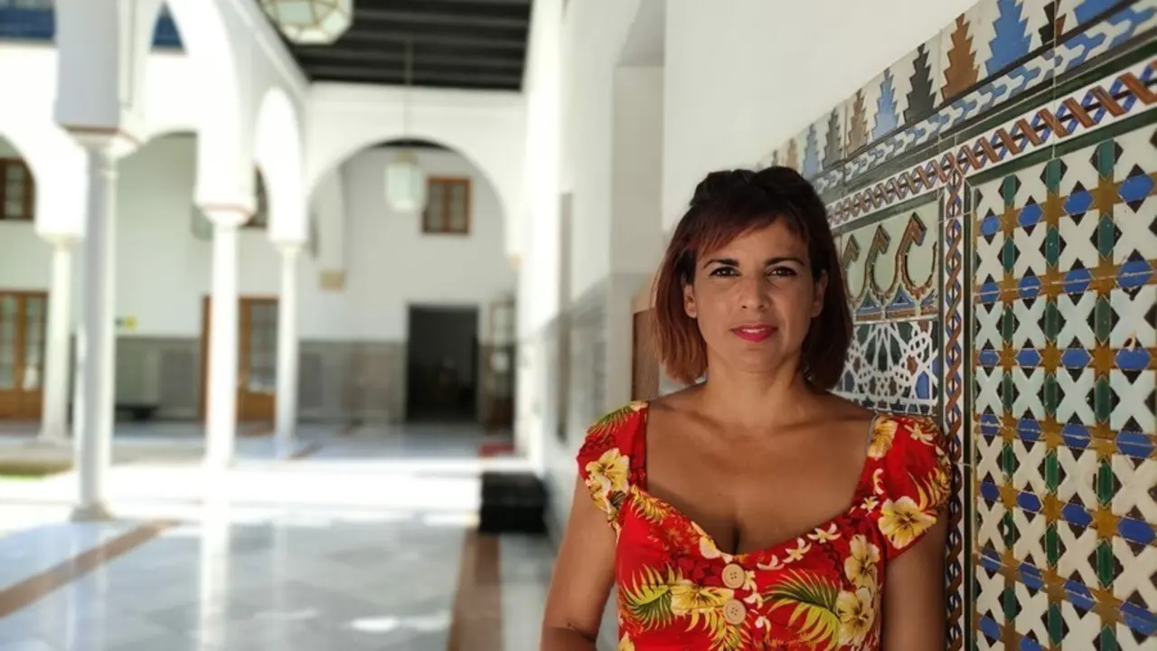 La portavoz de Adelante Andaluc&iacute;a, Teresa Rodr&iacute;guez.