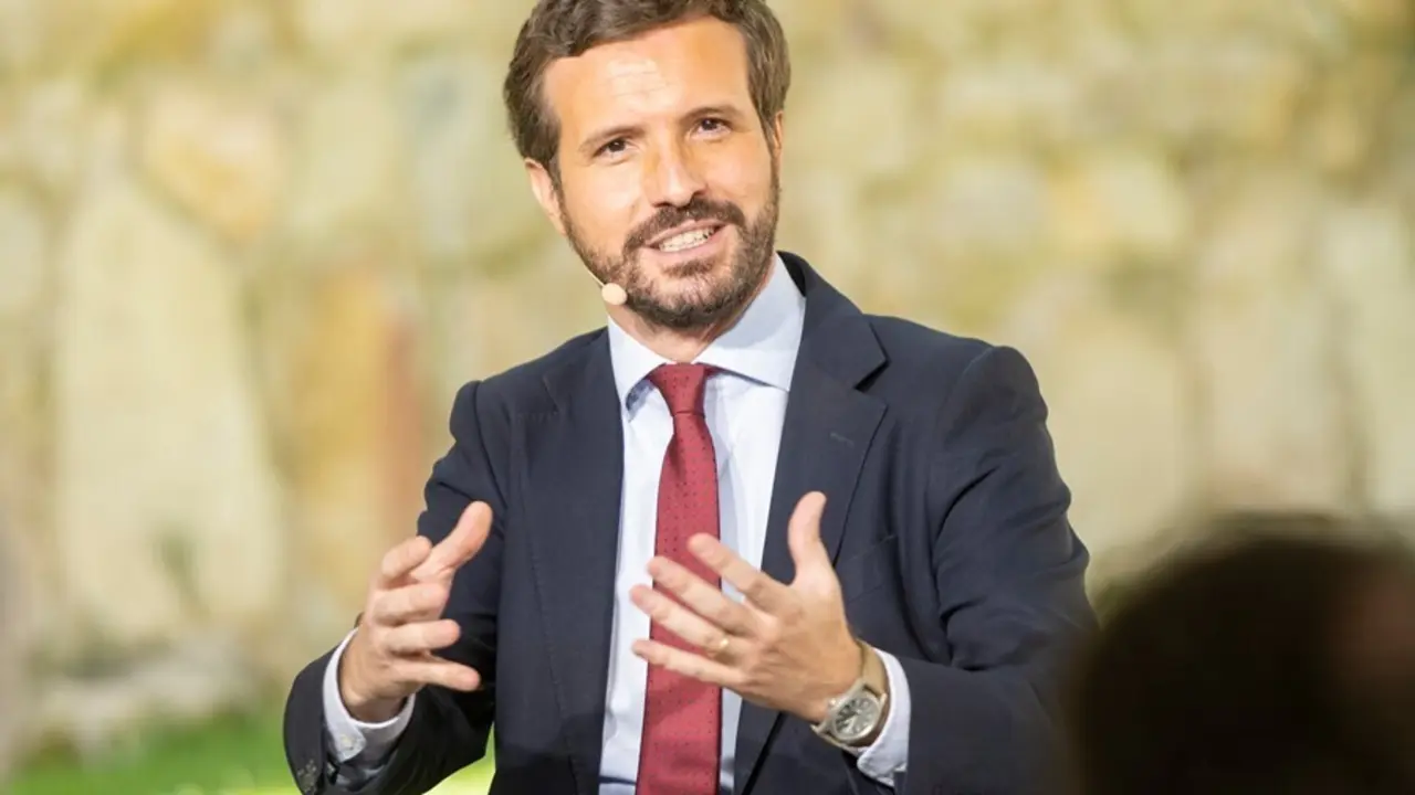 El presidente nacional del Partido Popular, Pablo Casado.