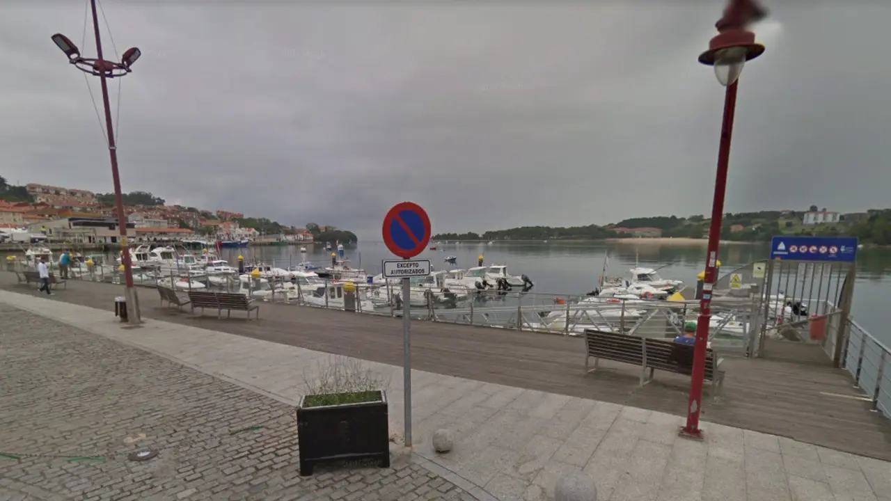 Vista del puerto del San Vicente.