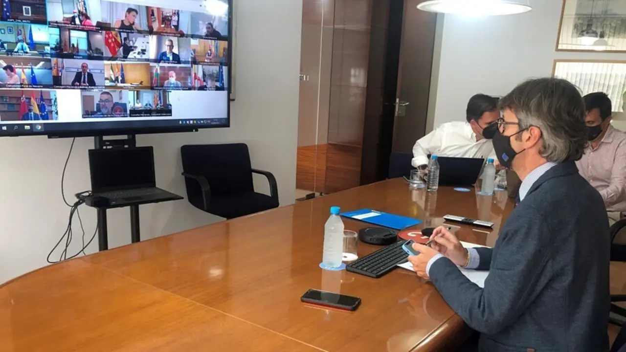 Imagen de la reuni&oacute;n de la Conferencia Sectorial del Plan de Recuperaci&oacute;n, Transformaci&oacute;n y Resiliencia