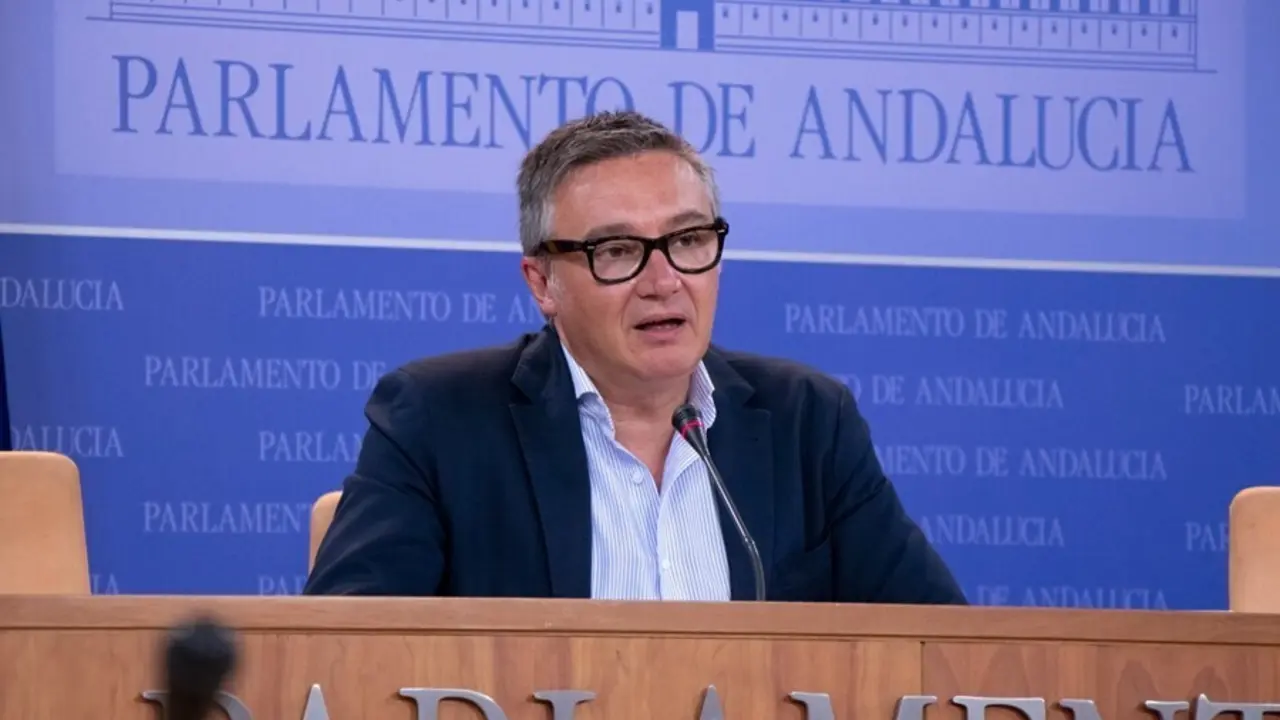 El portavoz parlamentario de Vox, Manuel Gavira, en una imagen de archivo. 