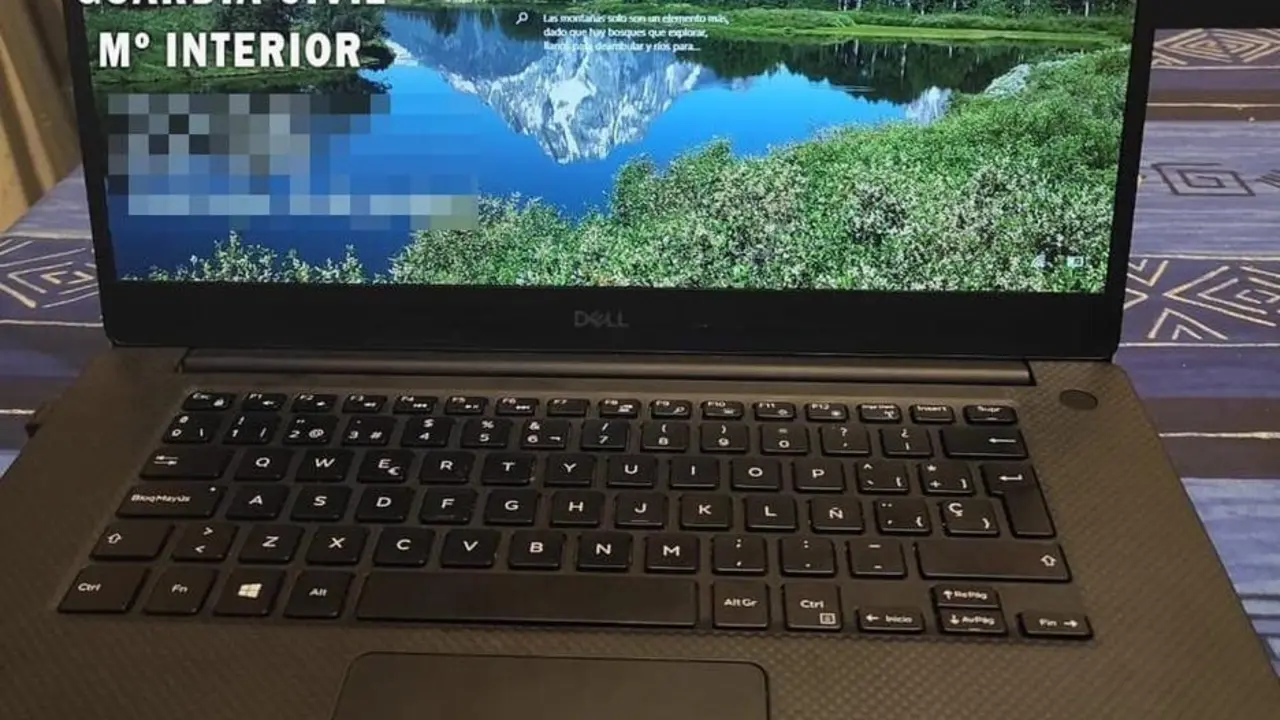 Ordenador portatil robado