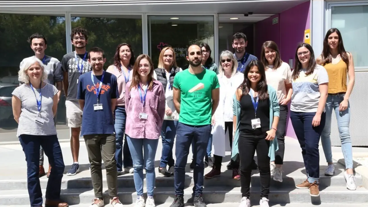 Grupo de los investigadores dirigidos por la Doctora Ibane Abasolo (CIBER-BBN) en el VHIR.