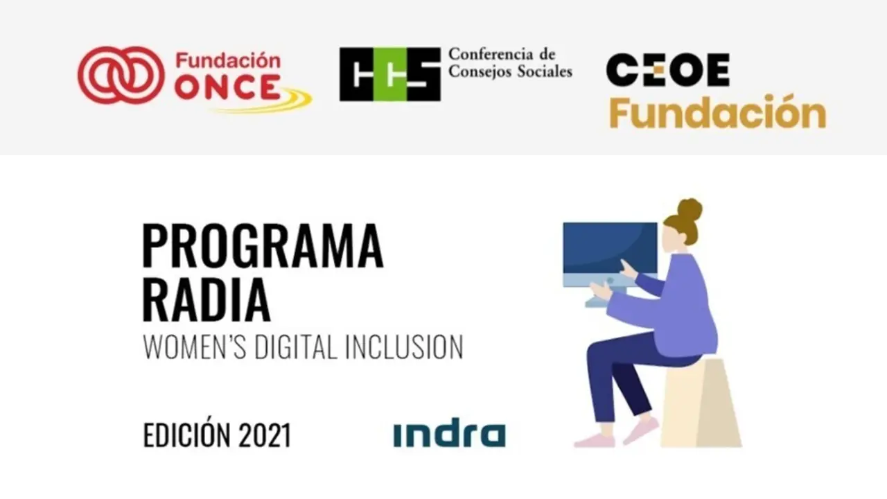 Archivo - Abierta la convocatoria del Programa RADIA, edici&oacute;n Indra 21/22, de formaci&oacute;n tecnol&oacute;gica para mujeres con discapacidad
