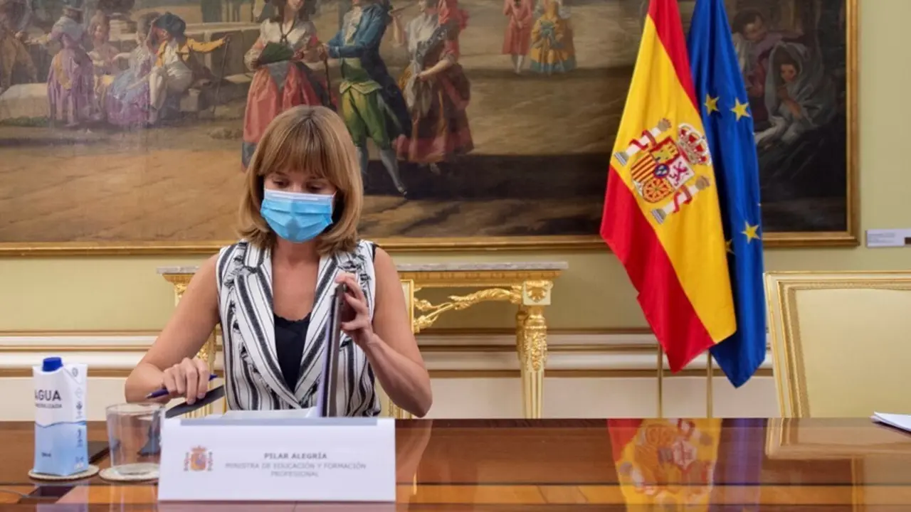 La ministra de Educaci&oacute;n y Formaci&oacute;n Profesional, Pilar Alegr&iacute;a.