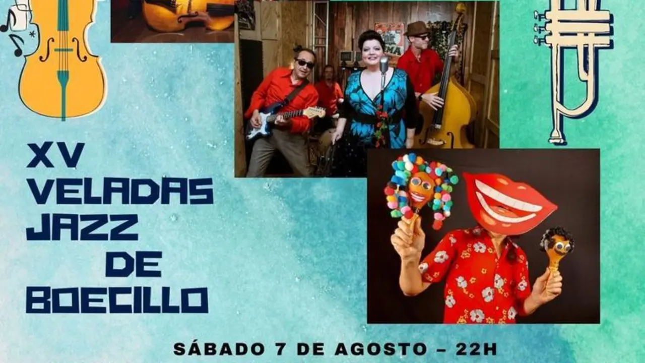 Cartel de las Veladas de Jazz de Boecillo.